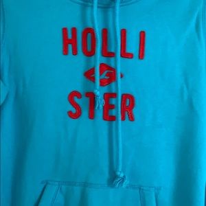 Hollister bright blue medium sweater!